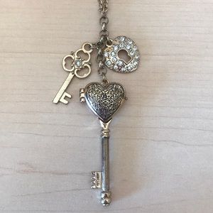 Key Locket Necklace